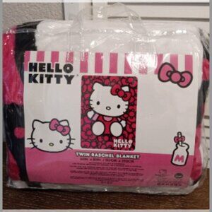 HELLO KITTY SANRIO RASCHEL BLANKET SOFT Twin Size